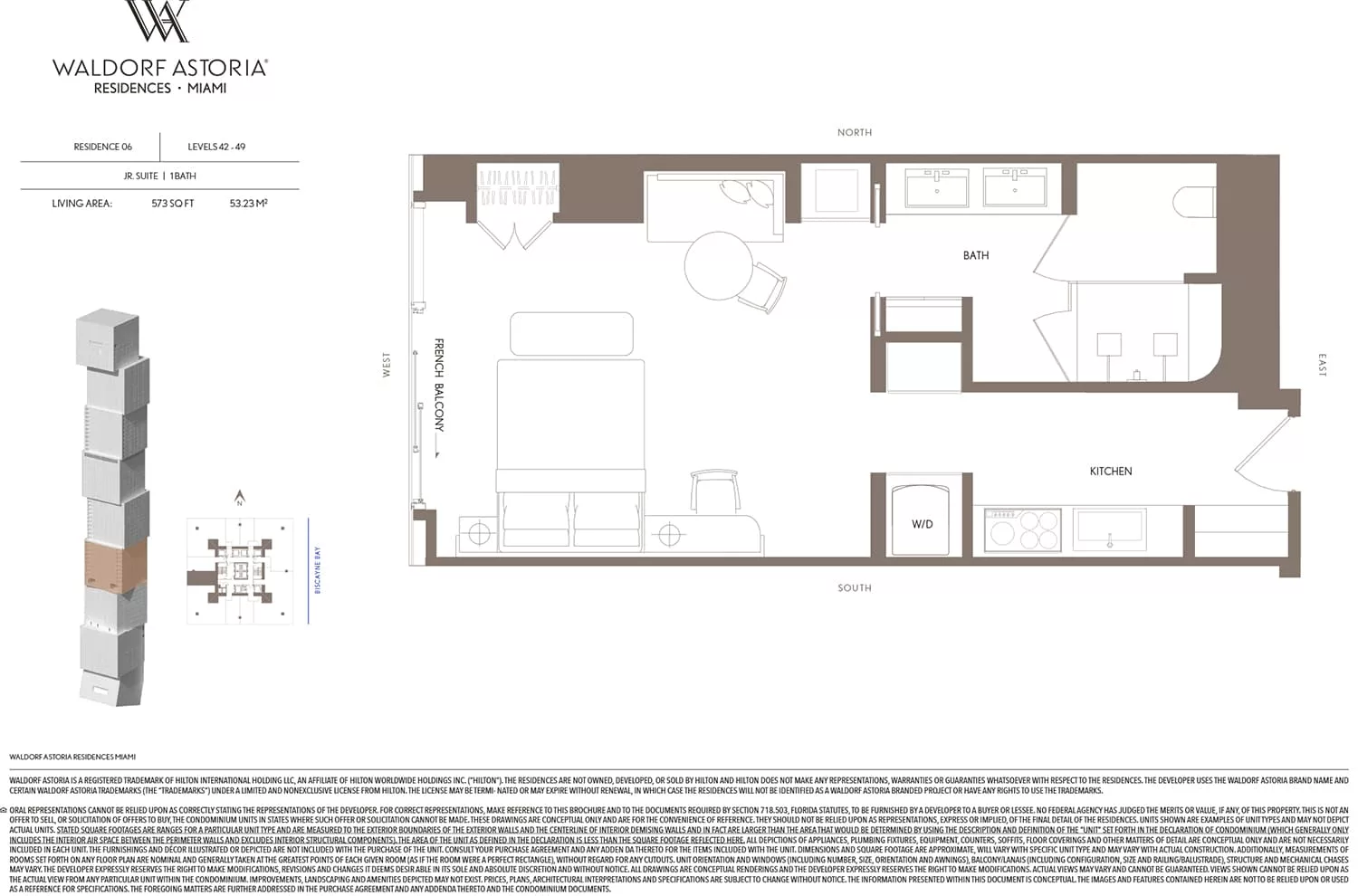 Waldorf Astoria Residences Miami — plano 6
