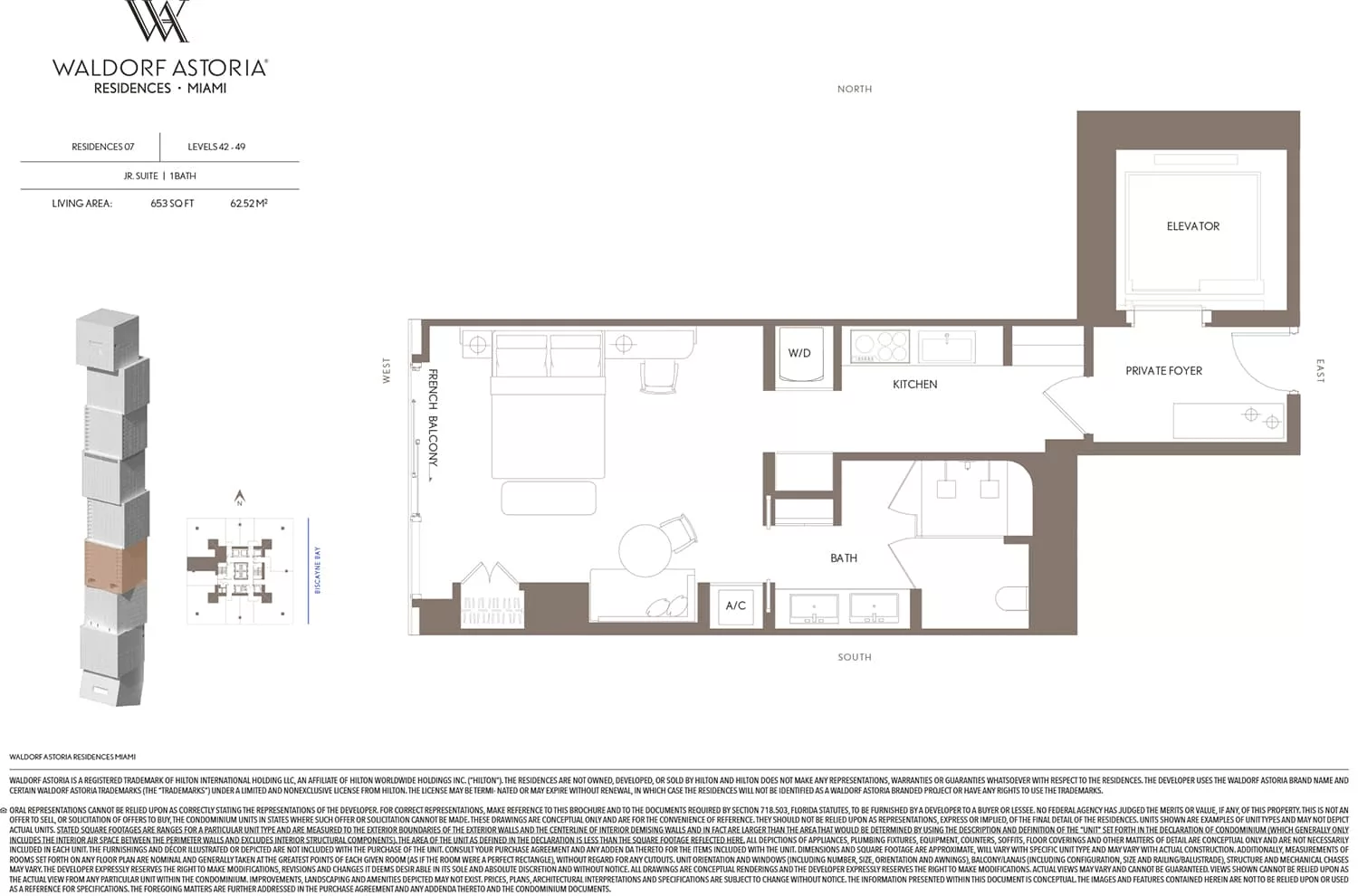 Waldorf Astoria Residences Miami — plano 7