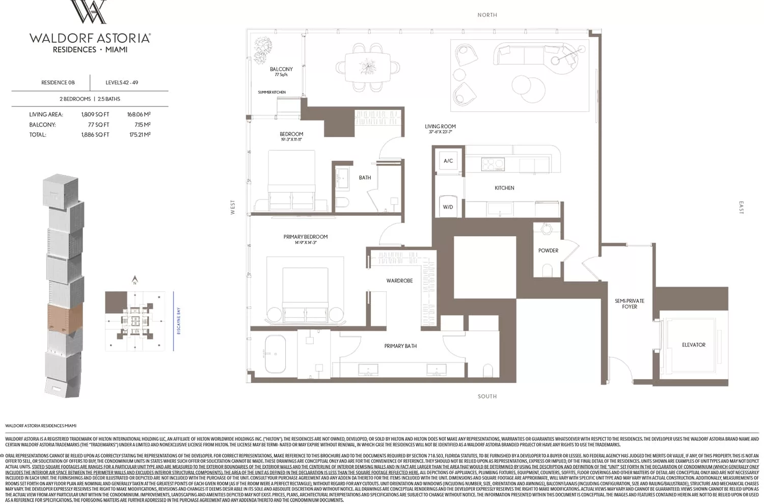 Waldorf Astoria Residences Miami — plano 8