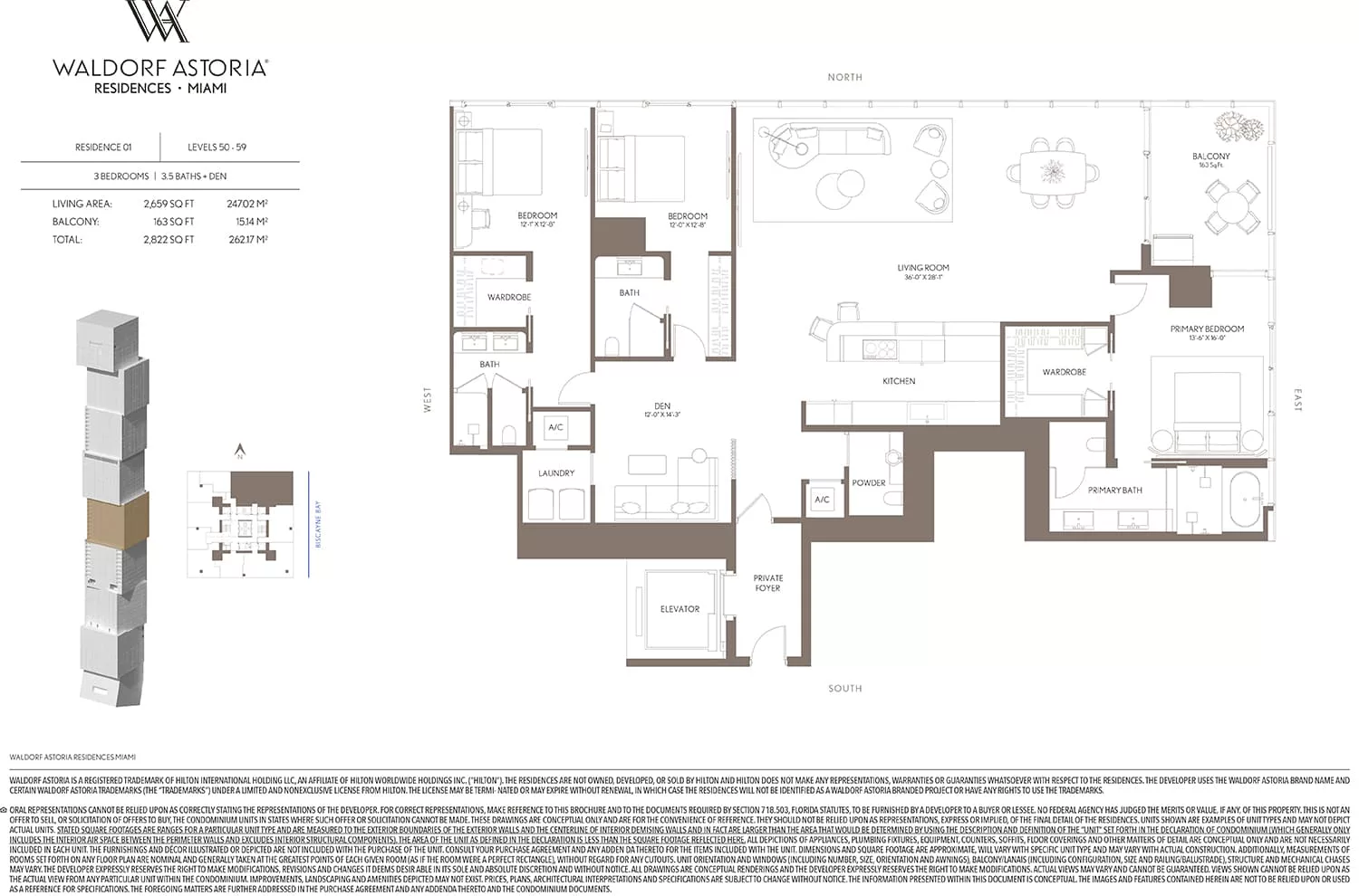 Waldorf Astoria Residences Miami — plano 11
